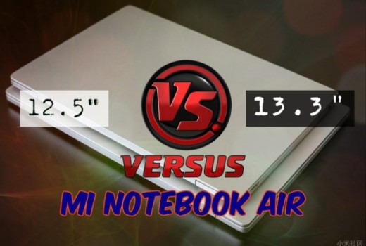 Mi Notebook Air 12.5 и 13.3 - сравнителна таблица