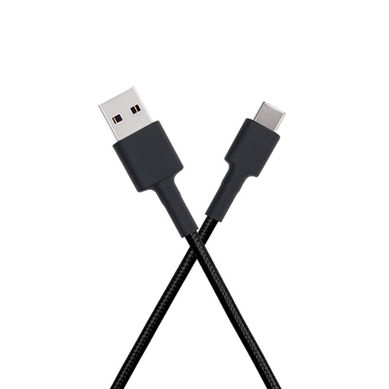 Mi Braided кабел от USB-A към USB-C черен Mi Braided кабел от USB-A към USB-C черен