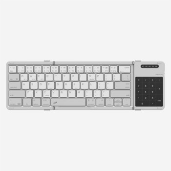Bluetooth сгъваема клавиатура с тъчпад Nillkin Cube Pocket Grey