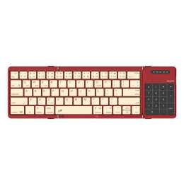 Bluetooth сгъваема клавиатура с тъчпад Nillkin Cube Pocket Red