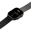 Силиконова каишка 22мм. с магнитно закопчаване Black - Orange