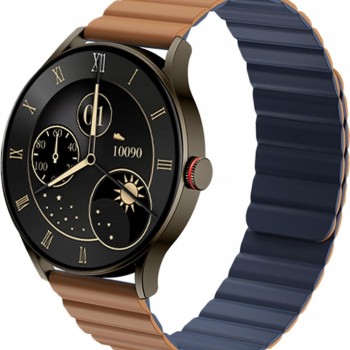 Силиконова каишка 22мм. с магнитно закопчаване Brown-Blue