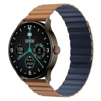 Силиконова каишка 22мм. с магнитно закопчаване Brown-Blue