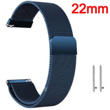 Метална верижка за смарт часовник 22мм. за Redmi Watch 5 Lite/5 Active / Watch S4 синя