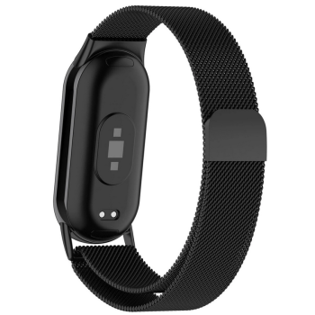 Xiaomi Smart Band 8 / 9 метална верижка черна
