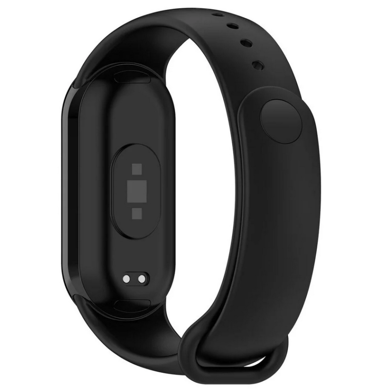 Xiaomi Smart Band 8 / 9 силиконова каишка черна Xiaomi Smart Band 8 / 9 силиконова каишка черна