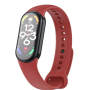 Xiaomi Smart Band 8 / 9 / 10 силиконова каишка керемидено червена