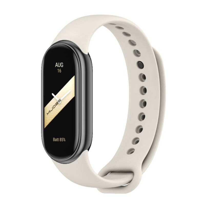 Xiaomi Smart Band 8 / 9 силиконова каишка екрю Xiaomi Smart Band 8 / 9 силиконова каишка екрю