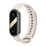 Xiaomi Smart Band 8 / 9 / 10 силиконова каишка екрю