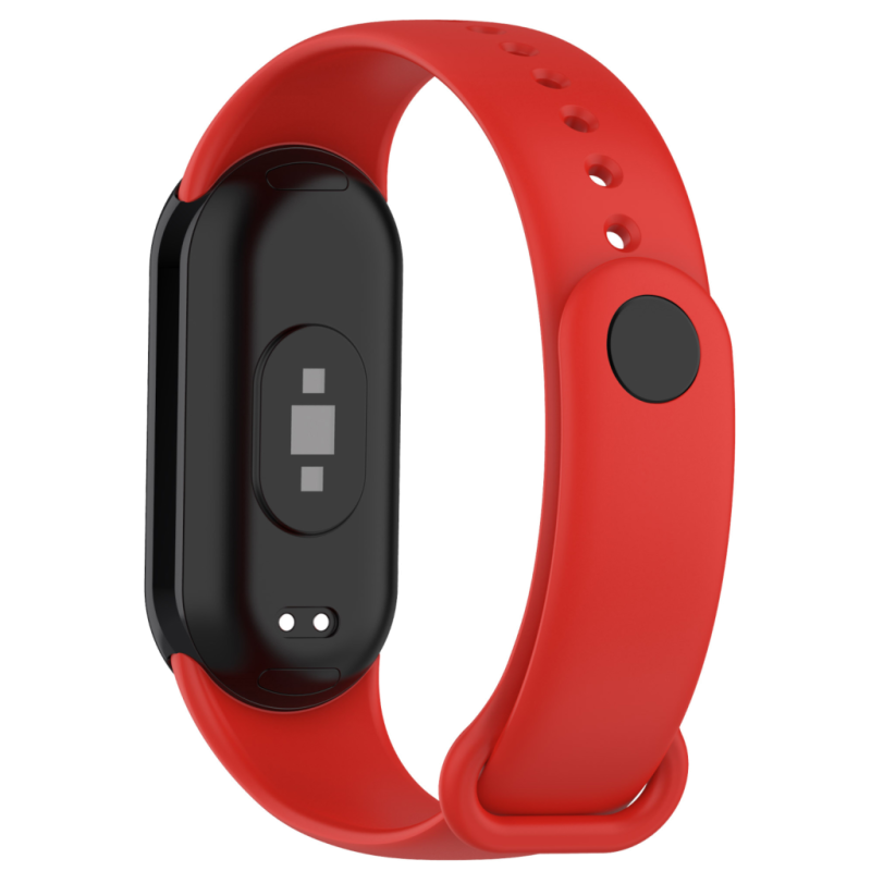 Xiaomi Smart Band 8 / 9 силиконова каишка червена Xiaomi Smart Band 8 / 9 силиконова каишка червена