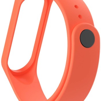 Mi Band 5/6 силиконова гривна оранжева