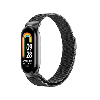 Mi Band 7 / 7NFC метална верижка черна