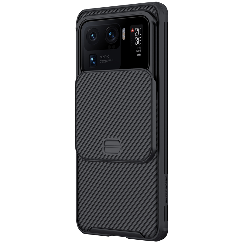 Mi 11 Ultra твърд гръб със защита на камерата Nillkin черен Mi 11 Ultra твърд гръб със защита на камерата Nillkin черен