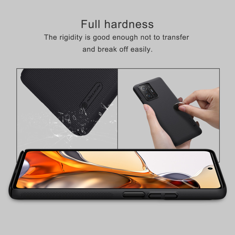 Mi 11T / Mi 11T Pro калъф твърд гръб Nillkin черен Mi 11T / Mi 11T Pro калъф твърд гръб Nillkin черен