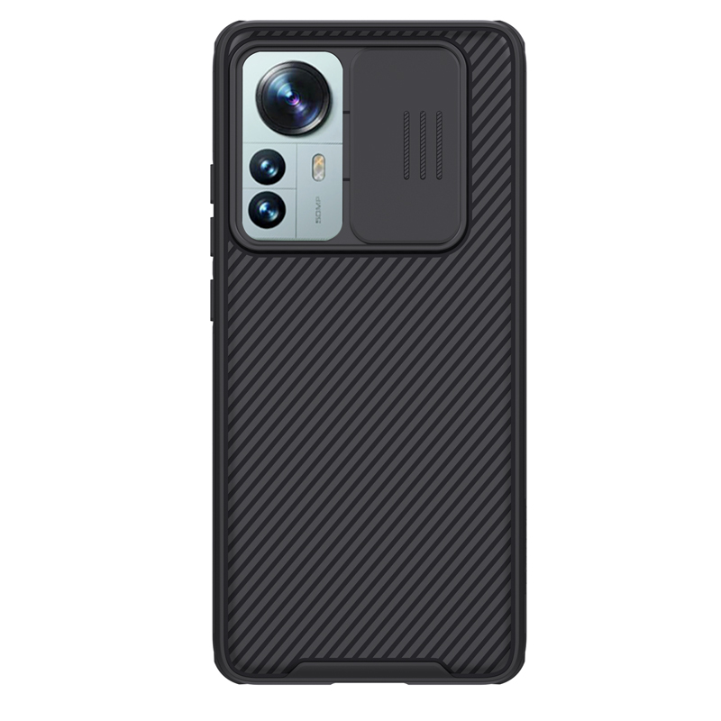 Mi 12 Pro твърд гръб със защита на камерата Nillkin черен Mi 12 Pro твърд гръб със защита на камерата Nillkin черен