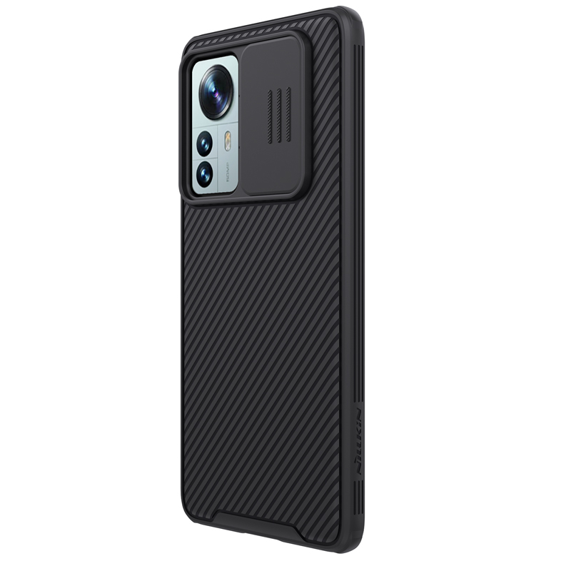 Mi 12 Pro твърд гръб със защита на камерата Nillkin черен Mi 12 Pro твърд гръб със защита на камерата Nillkin черен