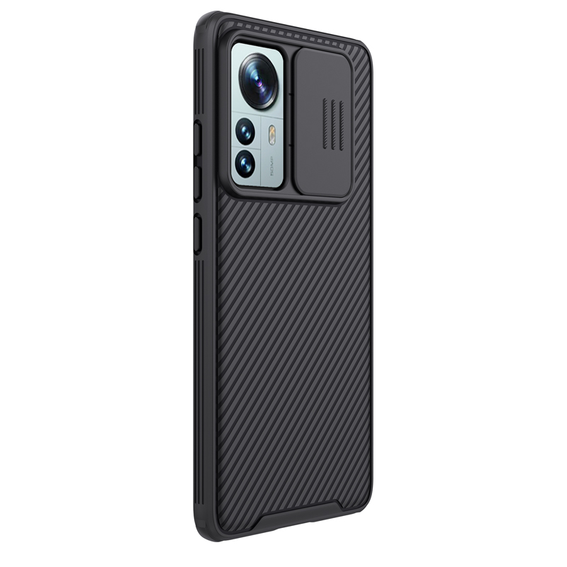 Mi 12 Pro твърд гръб със защита на камерата Nillkin черен Mi 12 Pro твърд гръб със защита на камерата Nillkin черен