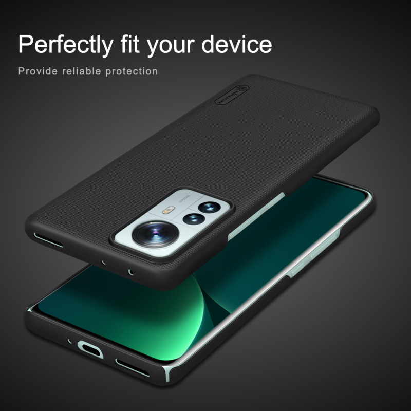 Mi 12 Pro калъф твърд гръб Nillkin черен Mi 12 Pro калъф твърд гръб Nillkin черен