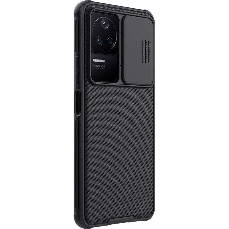 Poco F4 5G твърд гръб със защита на камерата Nillkin черен Poco F4 5G твърд гръб със защита на камерата Nillkin черен