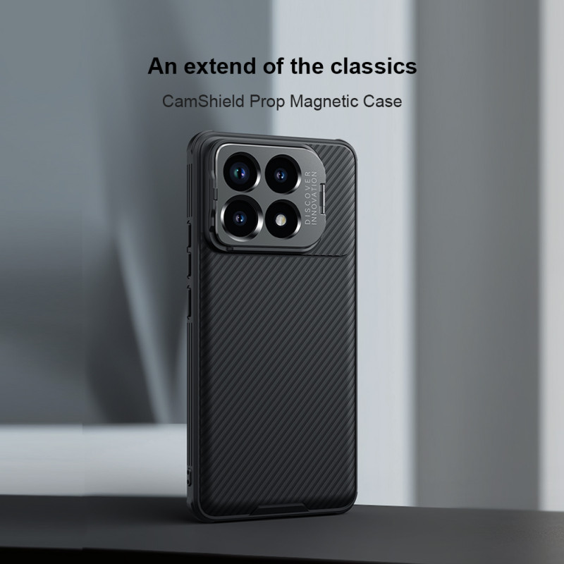 Poco F6 Pro 5G магнитен твърд гръб със защита на камерата (с отвори на капака) черен Poco F6 Pro 5G магнитен твърд гръб със защита на камерата (с отвори на капака) черен