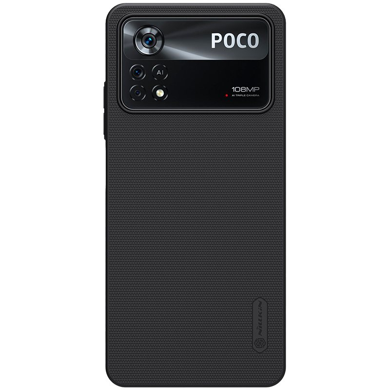 Poco X4 Pro 5G калъф твърд гръб Nillkin черен Poco X4 Pro 5G калъф твърд гръб Nillkin черен
