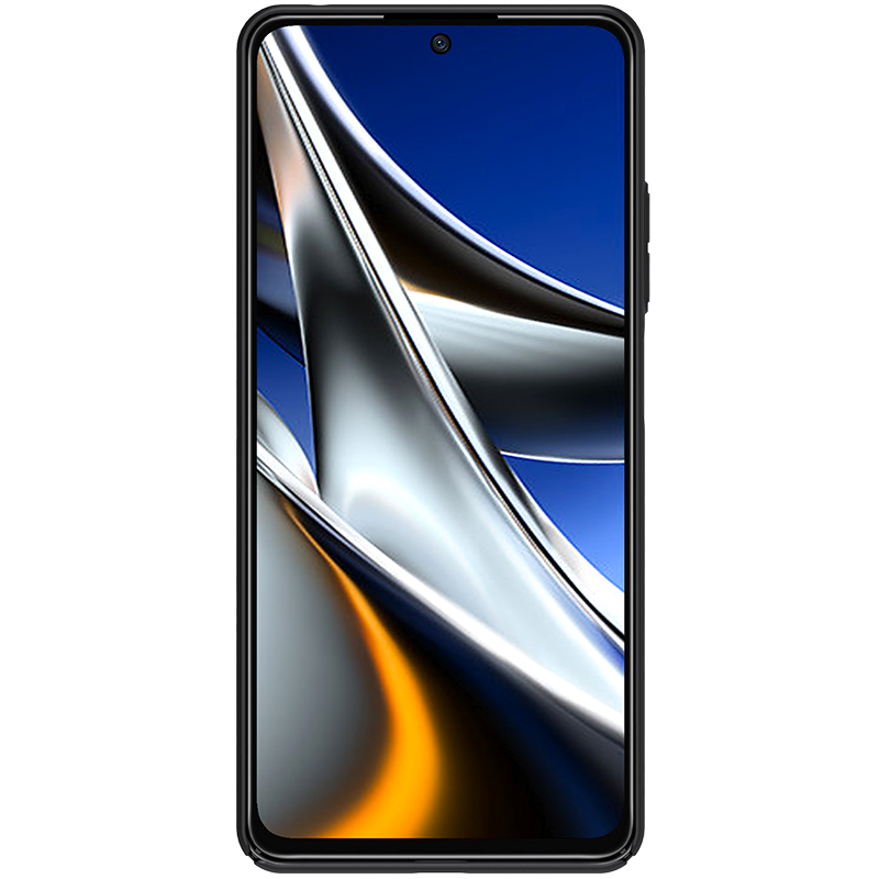 Poco X4 Pro 5G калъф твърд гръб Nillkin черен Poco X4 Pro 5G калъф твърд гръб Nillkin черен
