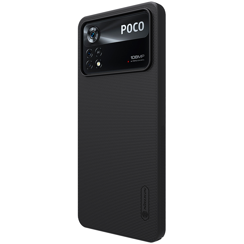 Poco X4 Pro 5G калъф твърд гръб Nillkin черен Poco X4 Pro 5G калъф твърд гръб Nillkin черен