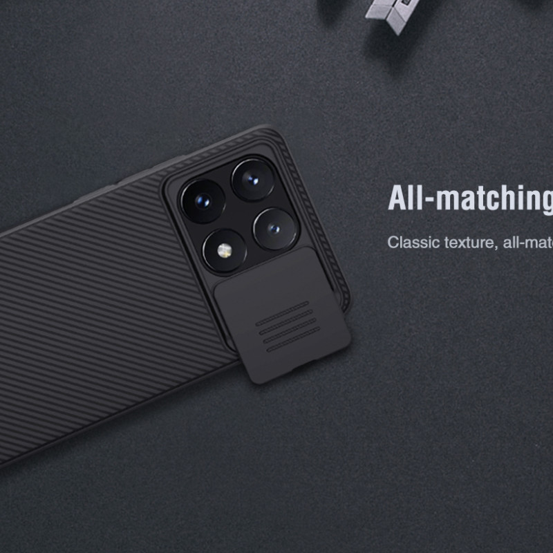 POCO X6 Pro 5G твърд гръб със защита на камерата Nillkin син POCO X6 Pro 5G твърд гръб със защита на камерата Nillkin син