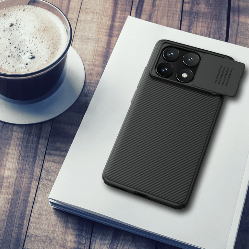 POCO X6 Pro 5G твърд гръб със защита на камерата Nillkin син POCO X6 Pro 5G твърд гръб със защита на камерата Nillkin син