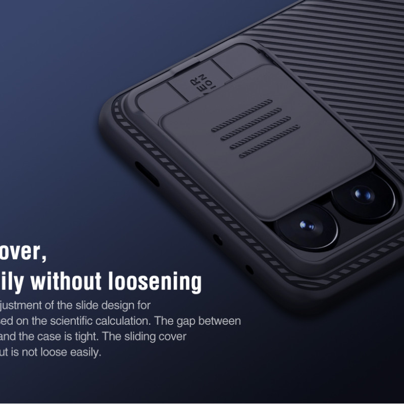 POCO X6 Pro 5G твърд гръб със защита на камерата Nillkin син POCO X6 Pro 5G твърд гръб със защита на камерата Nillkin син