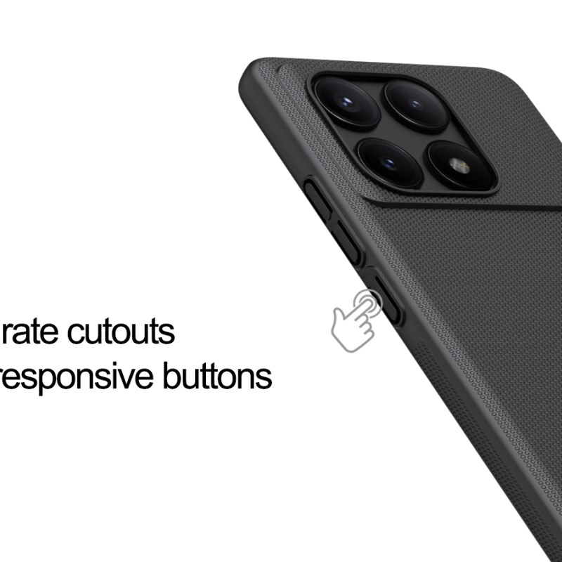 POCO X6 Pro 5G калъф твърд гръб Nillkin черен