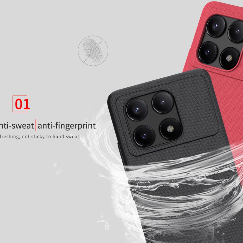 POCO X6 Pro 5G калъф твърд гръб Nillkin черен