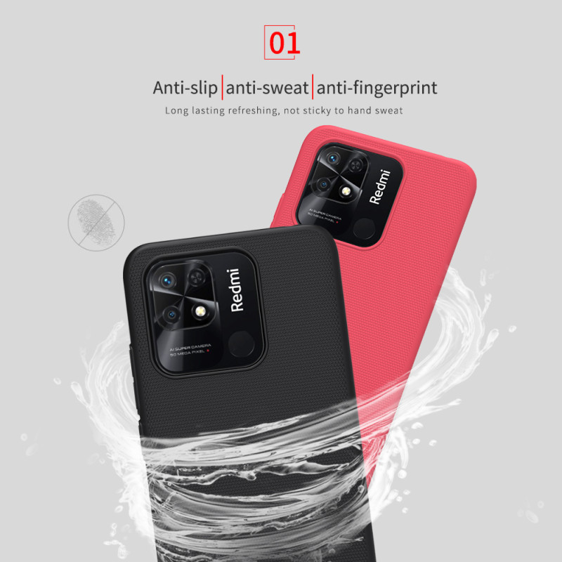 Redmi 10C калъф твърд гръб Nillkin син Redmi 10C калъф твърд гръб Nillkin син