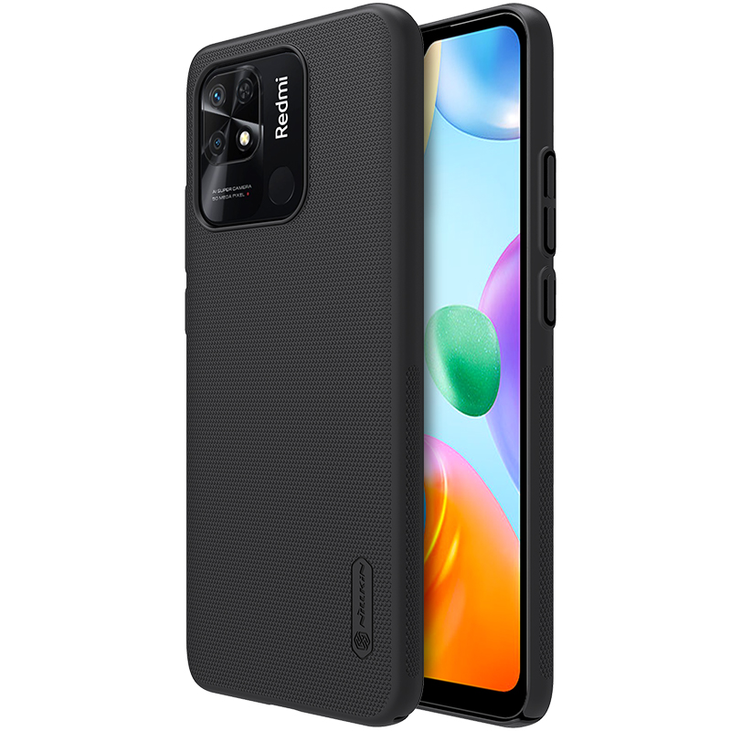 Redmi 10C калъф твърд гръб Nillkin черен Redmi 10C калъф твърд гръб Nillkin черен