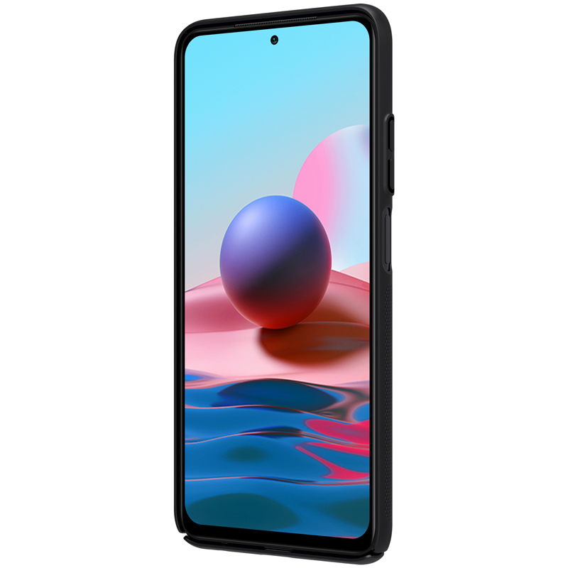 Redmi Note 10 / 10S калъф твърд гръб Nillkin черен Redmi Note 10 / 10S калъф твърд гръб Nillkin черен