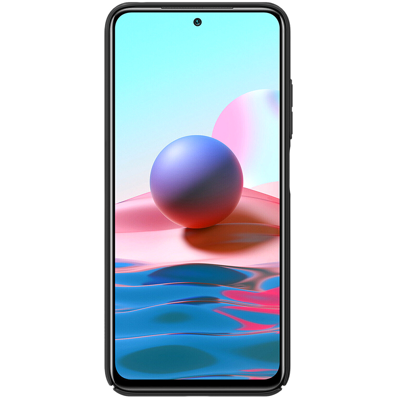Redmi Note 10 5G / Poco M3 Pro 5G твърд гръб със защита на камерата Nillkin черен Redmi Note 10 5G / Poco M3 Pro 5G твърд гръб със защита на камерата Nillkin черен
