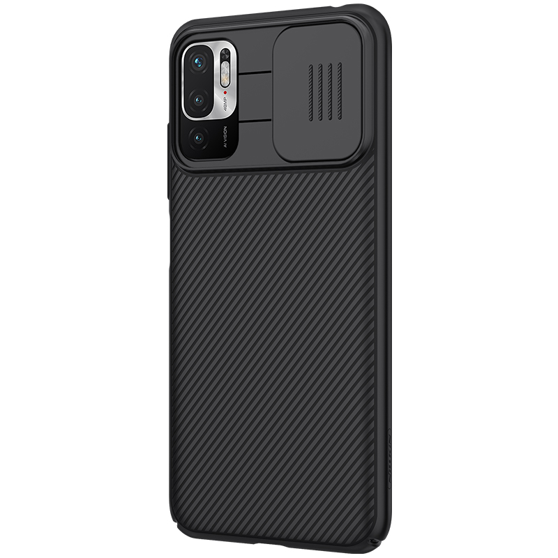 Redmi Note 10 5G / Poco M3 Pro 5G твърд гръб със защита на камерата Nillkin черен Redmi Note 10 5G / Poco M3 Pro 5G твърд гръб със защита на камерата Nillkin черен