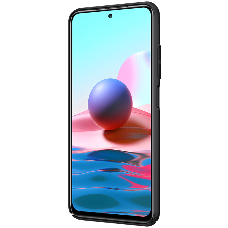 Redmi Note 10 5G / Poco M3 Pro 5G твърд гръб със защита на камерата Nillkin черен Redmi Note 10 5G / Poco M3 Pro 5G твърд гръб със защита на камерата Nillkin черен