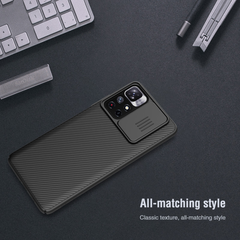 Redmi Note 11 / 11S твърд гръб със защита на камерата Nillkin черен Redmi Note 11 / 11S твърд гръб със защита на камерата Nillkin черен