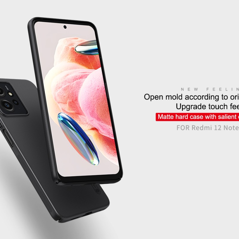 Redmi Note 12 4G калъф твърд гръб Nillkin син