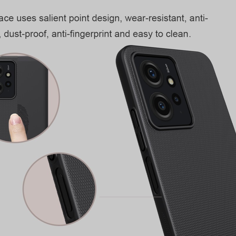 Redmi Note 12 4G калъф твърд гръб Nillkin син