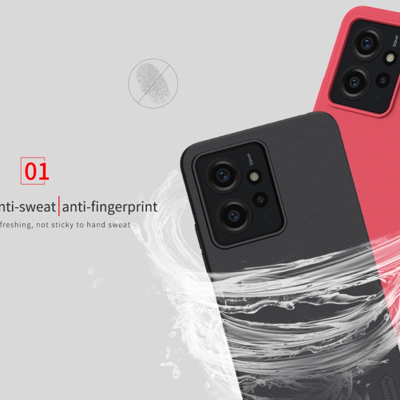 Redmi Note 12 4G калъф твърд гръб Nillkin син