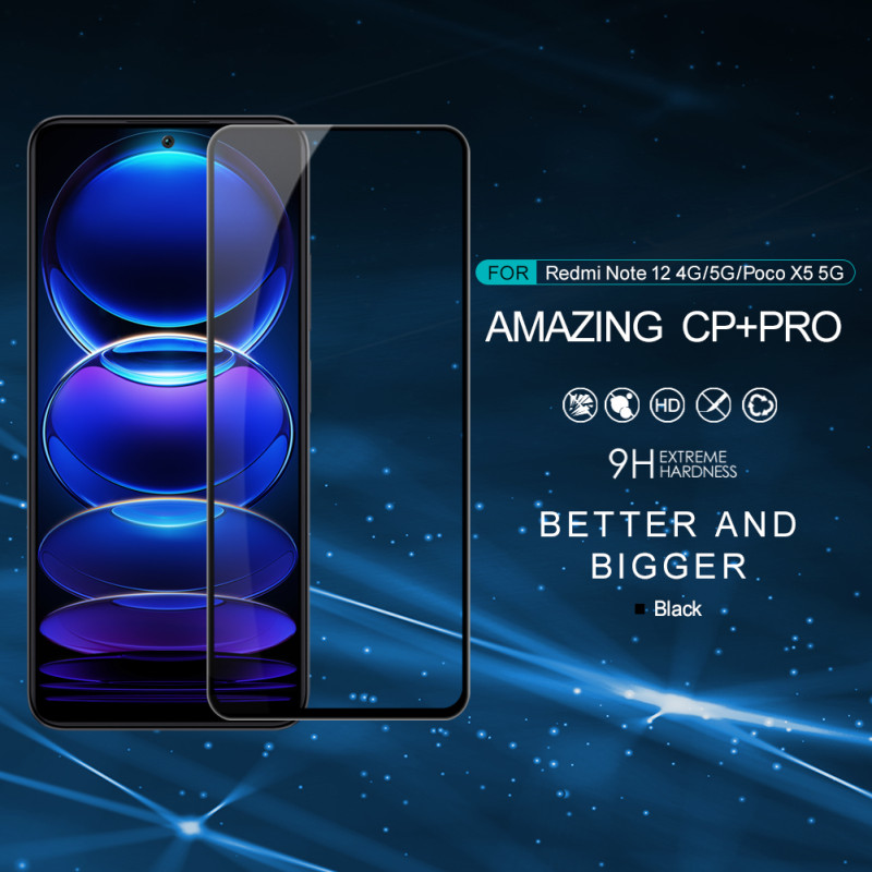 Redmi Note 12 5G CP+PRO Темперирано стъкло Nillkin Redmi Note 12 5G CP+PRO Темперирано стъкло Nillkin