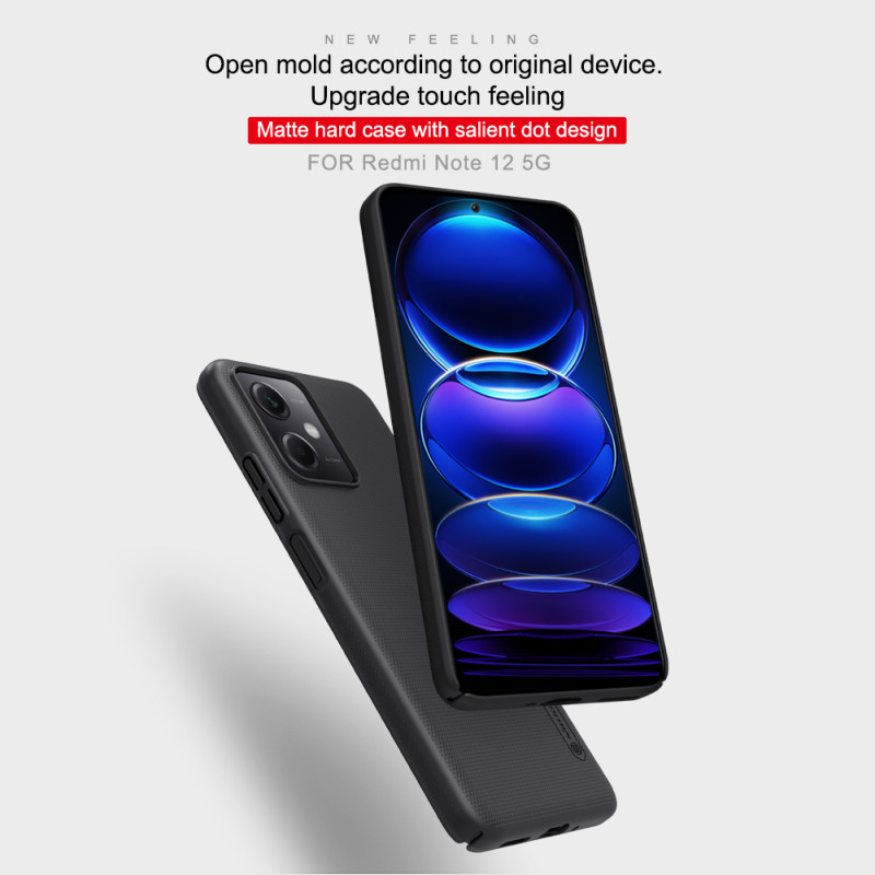 Poco X5 5G калъф твърд гръб Nillkin черен Poco X5 5G калъф твърд гръб Nillkin черен