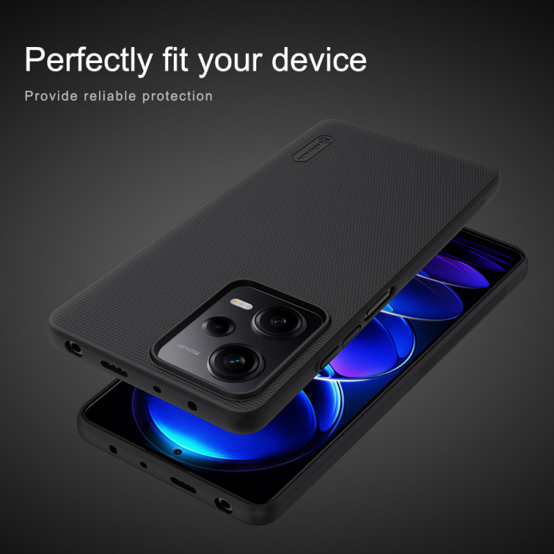 Poco X5 Pro 5G калъф твърд гръб Nillkin черен Poco X5 Pro 5G калъф твърд гръб Nillkin черен
