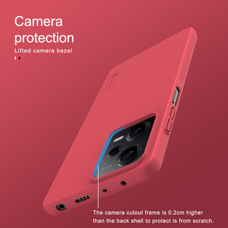 Poco X5 Pro 5G калъф твърд гръб Nillkin черен Poco X5 Pro 5G калъф твърд гръб Nillkin черен
