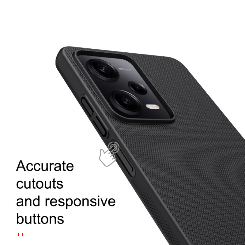 Poco X5 Pro 5G калъф твърд гръб Nillkin черен Poco X5 Pro 5G калъф твърд гръб Nillkin черен