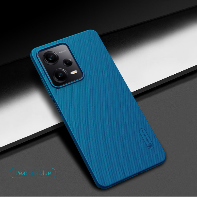 Redmi Note 12 Pro 5G калъф твърд гръб Nillkin син Redmi Note 12 Pro 5G калъф твърд гръб Nillkin син