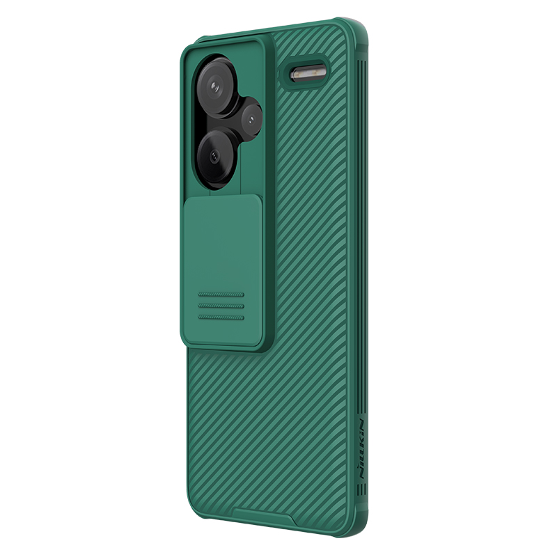 Redmi Note 13 Pro+ 5G твърд гръб със защита на камерата Nillkin зелен Redmi Note 13 Pro+ 5G твърд гръб със защита на камерата Nillkin зелен