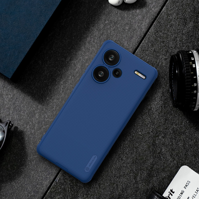 Redmi Note 13 Pro+ 5G калъф твърд гръб Nillkin син Redmi Note 13 Pro+ 5G калъф твърд гръб Nillkin син